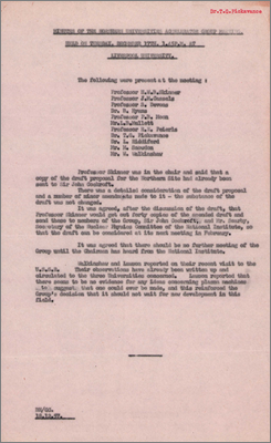 Minutes of the Northern Universities Accelerator Group meeting held in Liverpool (17 December 1957)