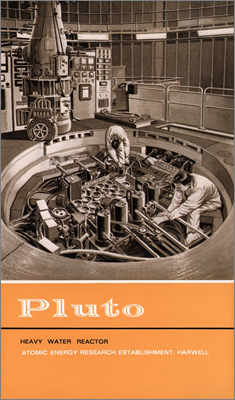 PLUTO Heavy Water Reactor (IS Leaflet no.291381, 1960s)