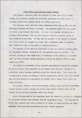 Saclay 82cm Liquid Hydrogen Bubble Chamber (Technical note, 1964)