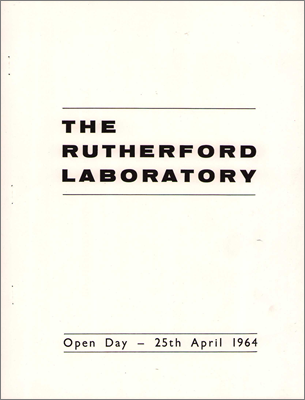 Rutherford Laboratory Open Week -- Brochure (25 April 1964)