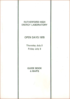 Rutherford Laboratory Open Week -- Guide book and maps (2 and 3 July 1970)
