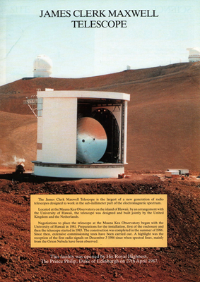The James Clerk Maxwell telescope (1980s)