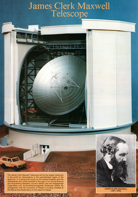The James Clerk Maxwell telescope (1980s)