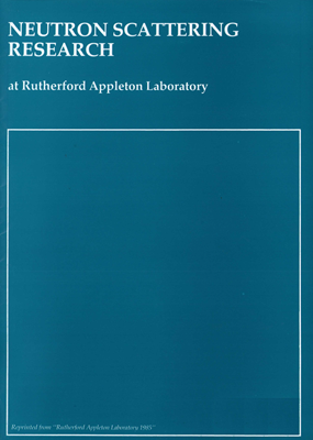 Neutron scattering research at Rutherford Appleton Laboratory (1985)