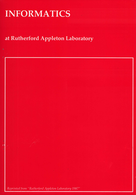 Informatics at Rutherford Appleton Laboratory (1987)