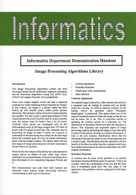 Image Processing Algorithms Library