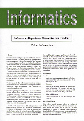 Colour information
