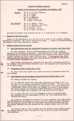 BC(62)55 Minutes of meeting (6 November 1962)