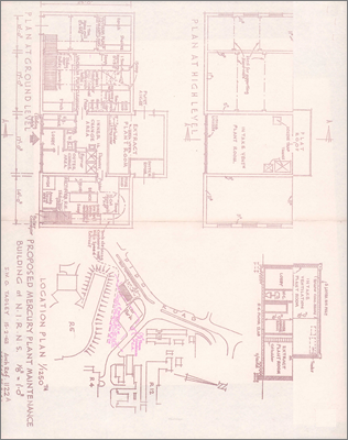 Job description and estimate for Mercury Plant Maintenance Building (28 February 1963)