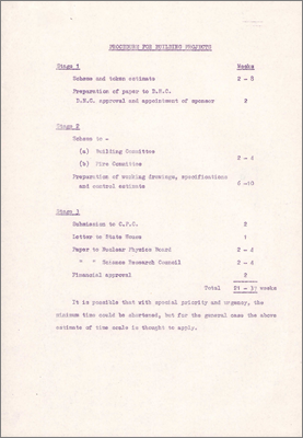 Note from Bowles to Division Heads concerning financial procedure for capital projects (4 July 1966)