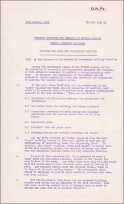 RLBC/P4 and NI(GP)(59)42 Building and auxiliary maintenance services (14 October 1959)