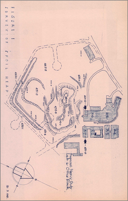 NI/GP/61/45 Treatment of the large spoil heap at the Rutherford Laboratory (Includes plans and costings of the various schemes, 22 September 1961)
