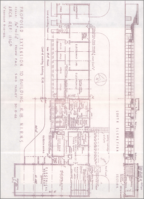 NI/GP/62/32 Extension to Building R18 at Rutherford Laboratory (16 October 1962)