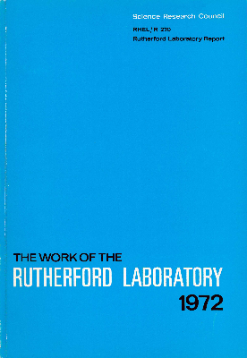 The work of the Rutherford Laboratory (1972)