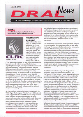 DRAL News (March 1995)