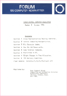 Forum no.2 Part 1 (October 1976)