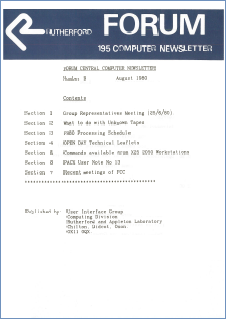 Forum no.9 Part 1 (August 1980)