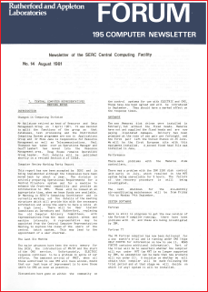 Forum no.14 (August 1981)