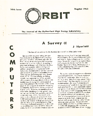 Issue 14 (August 1963)