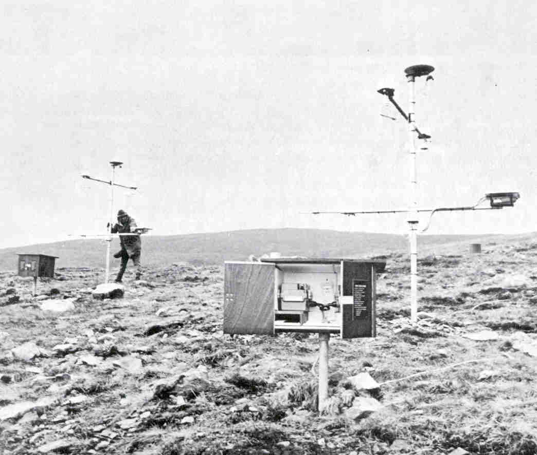 Data collection in real life: hydrological recording equipment on Plynlymon