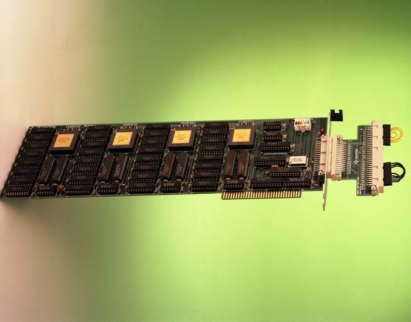 Typical QuintexTransputer board with four transputers